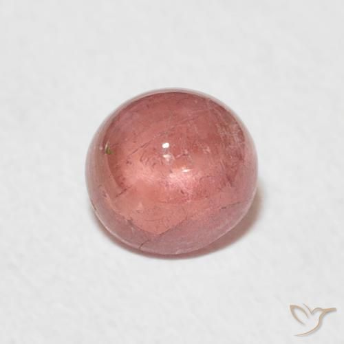 0.72ct Natural Rosado medio Turmalina, Redondo, Transparente