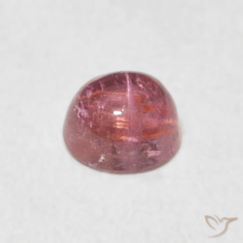 Turmalina Rosado claro natural de 0.56 ct, Redondo, Transparente