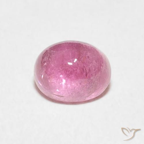 0.84ct Natural Rosado intenso Turmalina, Ovalada, Transparente