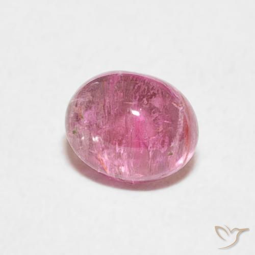 Turmalina Rosado Bubblegum natural de 0.83 ct, Ovalada, Transparente