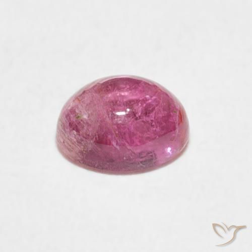 Turmalina Rosado Bubblegum natural de 0.83 ct, Ovalada, Transparente