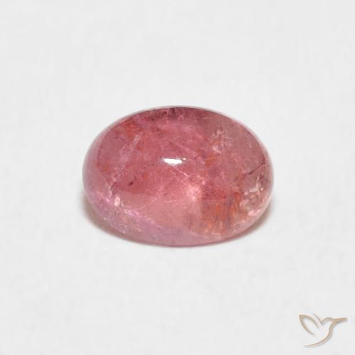 0.73ct Natural Rosado intenso turmalina, Ovalada, Transparente