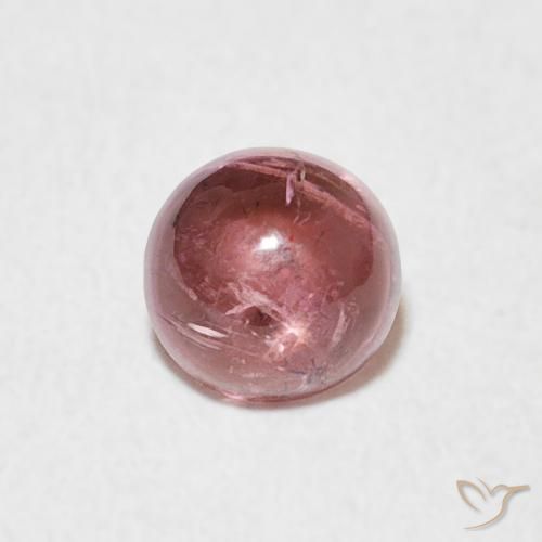 0.55ct Natural Rosado intenso Turmalina, Redondo, Transparente