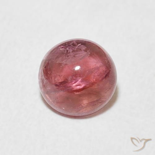 0.91ct Natural Rojo ponche de frutas Turmalina, Redondo, Transparente