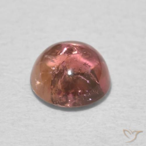Turmalina Rosado frambuesa natural de 0.65 ct, Redondo, Transparente