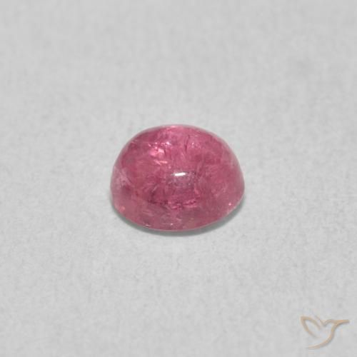 Turmalina Rosado claro natural de 0.55 ct, Redondo, Transparente