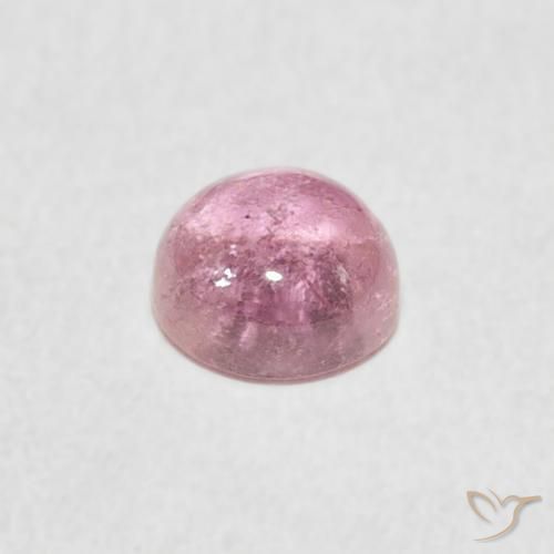 Turmalina Rosado bubblegum claro natural de 0.70 ct, Redondo, Transparente