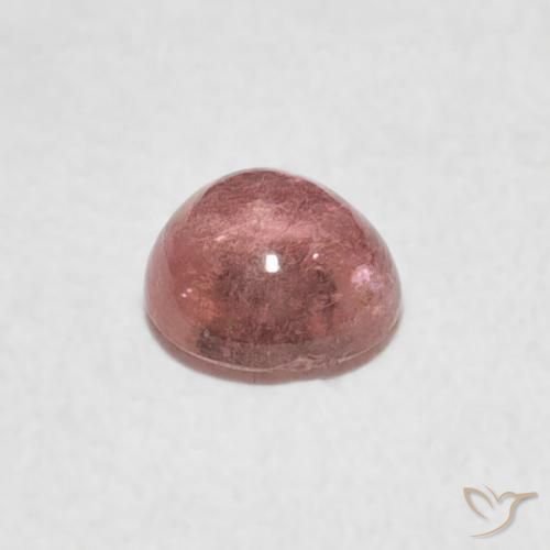 Turmalina Rosado claro natural de 0.57 ct, Redondo, Transparente
