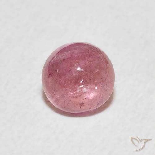 0.64ct Natural Rosa magenta Turmalina, Redondo, Transparente