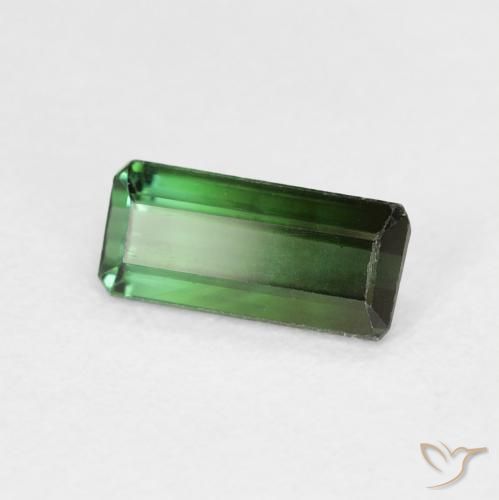 Turmalina Verde natural de 0.86 ct, Corte Octágono / Esmeralda, VS