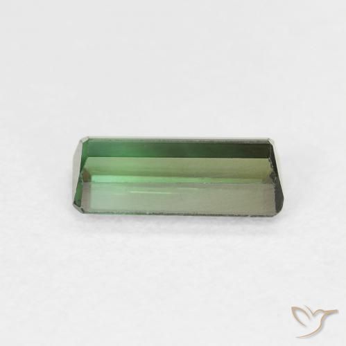 Turmalina Verde natural de 0.86 ct, Corte Octágono / Esmeralda, VS