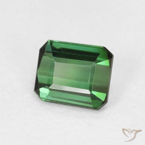 Turmalina Verde natural de 0.67 ct, Corte Octágono / Esmeralda, VS