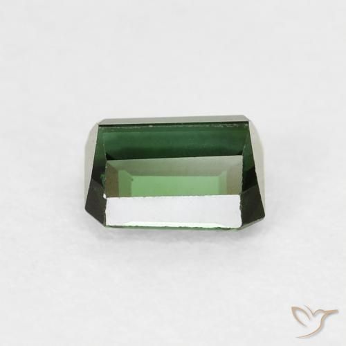 Turmalina Verde natural de 0.67 ct, Corte Octágono / Esmeralda, VS