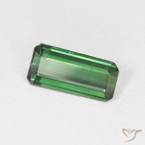 Turmalina Verde natural de 1.40 ct, Corte Octágono / Esmeralda, VVS-VS