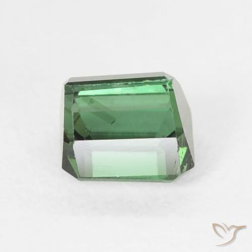 Turmalina Verde pino natural de 0.92 ct, Corte Octágono / Esmeralda, VS