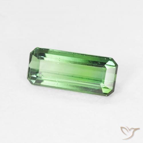 Turmalina Verde natural de 0.79 ct, Corte Octágono / Esmeralda, VVS-VS