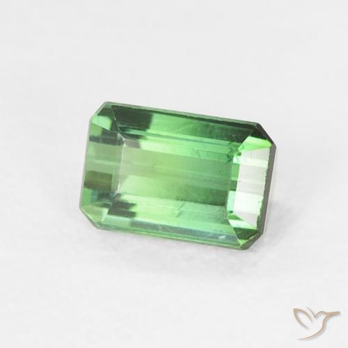 Turmalina Verde natural de 0.61 ct, Corte Octágono / Esmeralda, VVS