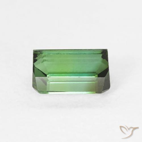 Turmalina Verde natural de 0.61 ct, Corte Octágono / Esmeralda, VVS