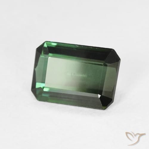 Turmalina Verde bosque natural de 1.42 ct, Corte Octágono / Esmeralda, VVS-VS
