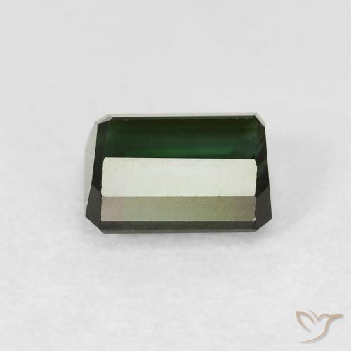 Turmalina Verde bosque natural de 1.18 ct, Corte Octágono / Esmeralda, VVS-VS