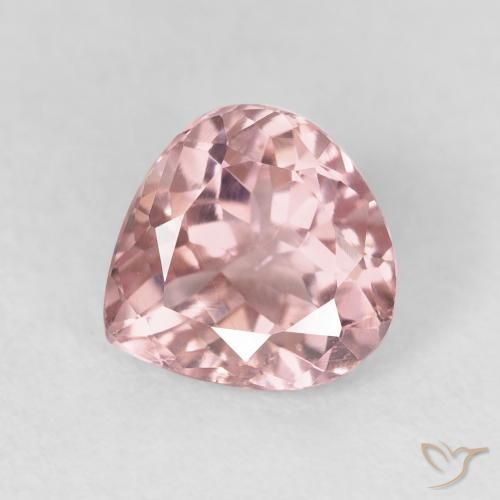 1.48ct Natural Rosado claro turmalina, En forma de pera, VS