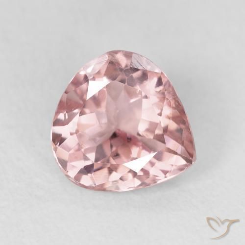 Turmalina Rosado claro natural de 1.48 ct, En forma de pera, VS
