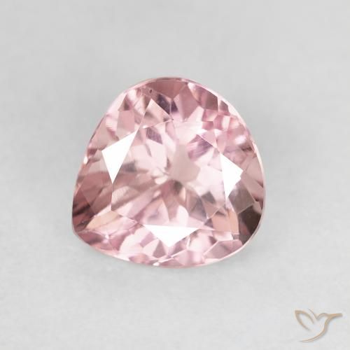 1.08ct Natural Rosado claro Turmalina, En forma de pera, VVS-VS