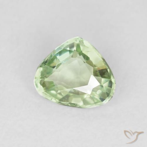 Turmalina Verde salvia muy claro natural de 0.94 ct, Trillón, VS