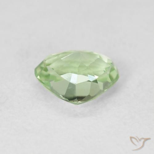 Turmalina Verde salvia muy claro natural de 0.94 ct, Trillón, VS