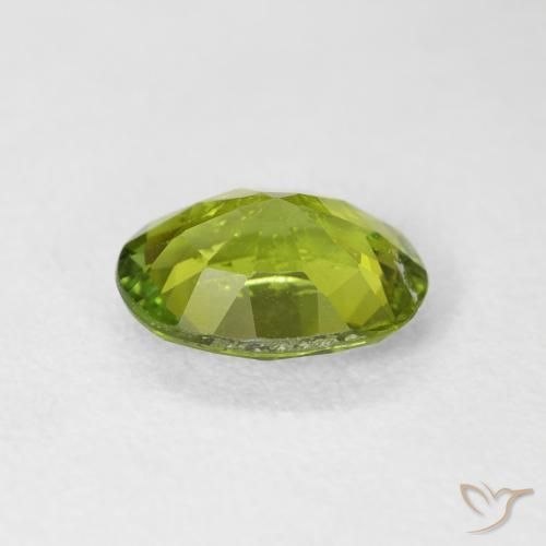 Turmalina Verde oscuro natural de 1.52 ct, Ovalada, VS
