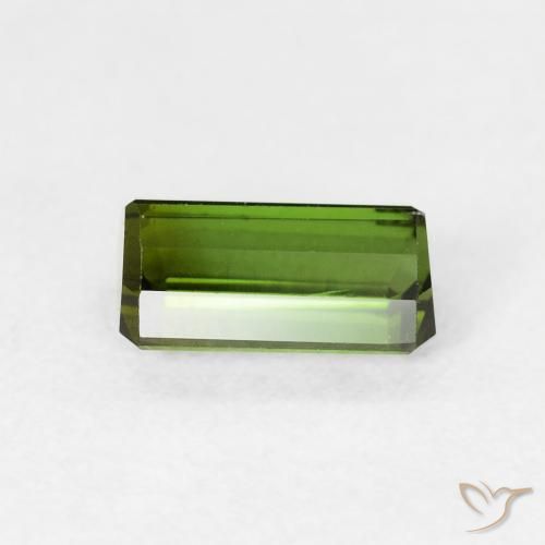 Turmalina Verde bosque natural de 1.03 ct, Corte Octágono / Esmeralda, VVS-VS