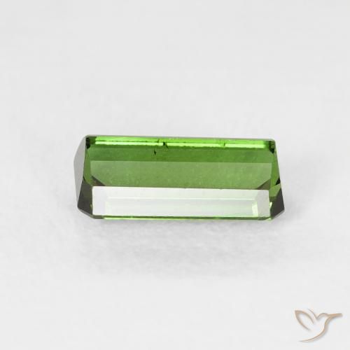 Turmalina Verde bosque natural de 0.73 ct, Corte Octágono / Esmeralda, VS