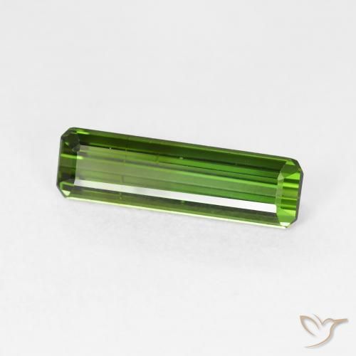 Turmalina Verde bosque natural de 1.36 ct, Corte Octágono / Esmeralda, VS