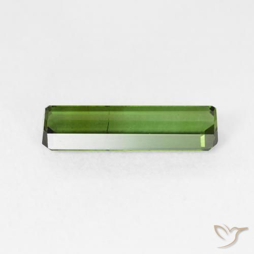 Turmalina Verde bosque natural de 1.36 ct, Corte Octágono / Esmeralda, VS