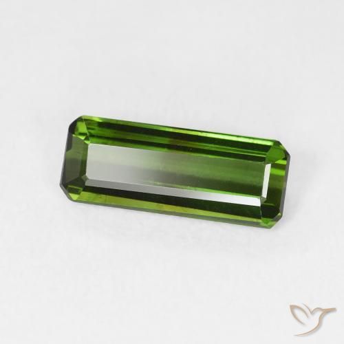 Turmalina Verde bosque natural de 1.04 ct, Corte Octágono / Esmeralda, VS