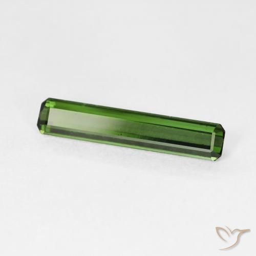 Turmalina Verde bosque natural de 1.15 ct, Corte Octágono / Esmeralda, VS