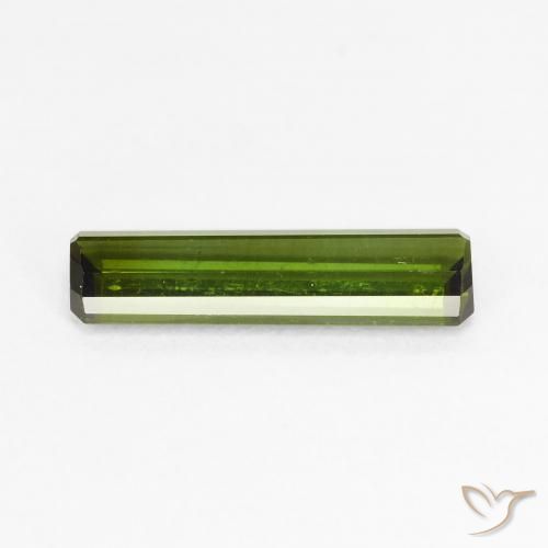 Turmalina Verde terroso natural de 2.02 ct, Corte Octágono / Esmeralda, VS