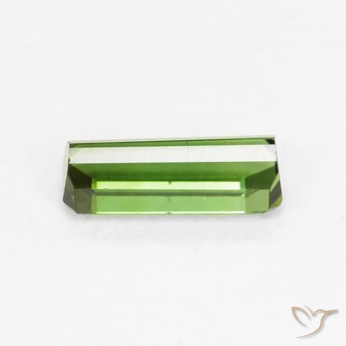 Turmalina Verde bosque natural de 0.73 ct, Corte Octágono / Esmeralda, VS