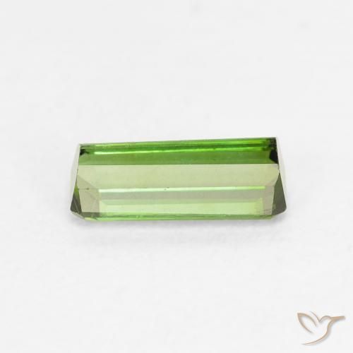 Turmalina Verde bosque natural de 0.63 ct, Corte Octágono / Esmeralda, VVS-VS