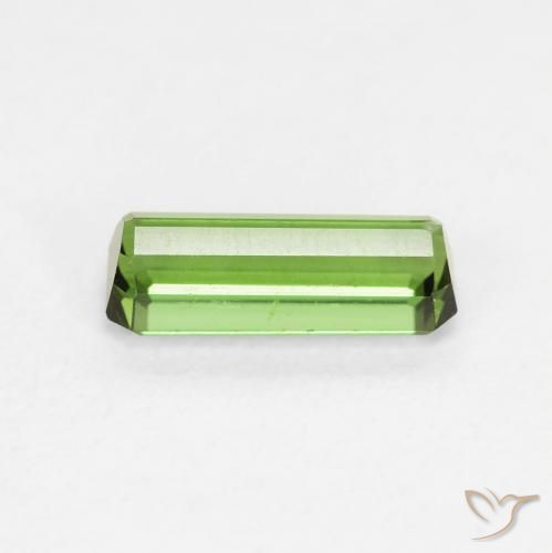 Turmalina Verde bosque natural de 0.98 ct, Corte Octágono / Esmeralda, VVS-VS