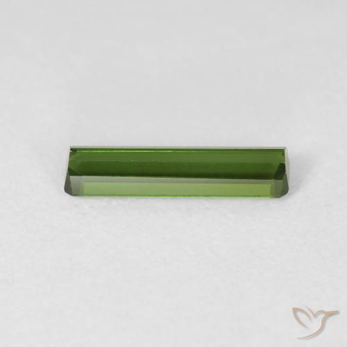Turmalina Verde bosque natural de 0.98 ct, Corte Octágono / Esmeralda, VVS-VS