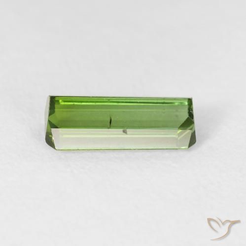 Turmalina Verde medio natural de 1.15 ct, Corte Octágono / Esmeralda, VS