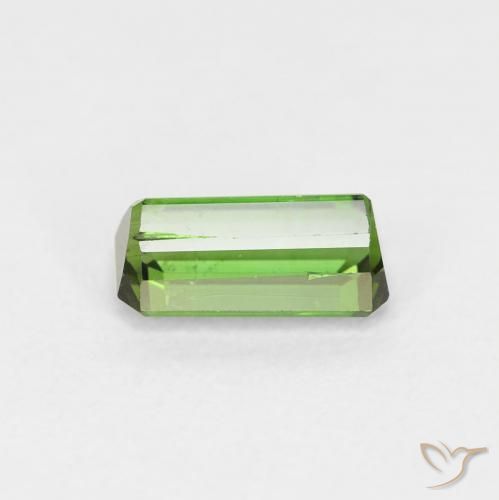 Turmalina Verde bosque natural de 0.85 ct, Corte Octágono / Esmeralda, VS-SI