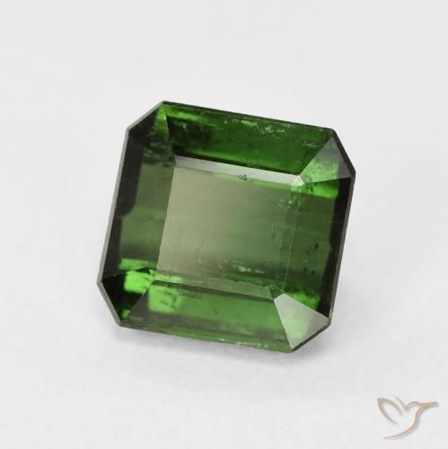Turmalina Verde bosque natural de 2.26 ct, Corte Octágono / Esmeralda, VS