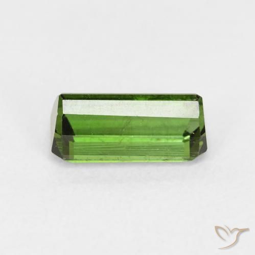 Turmalina Verde terroso natural de 1.15 ct, Corte Octágono / Esmeralda, VS