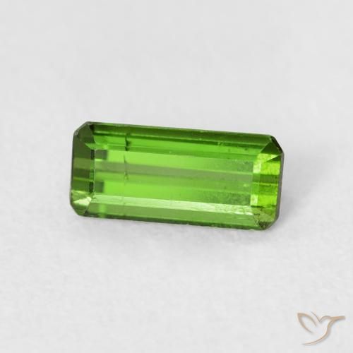 Turmalina Verde medio natural de 0.59 ct, Corte Octágono / Esmeralda, VS-SI