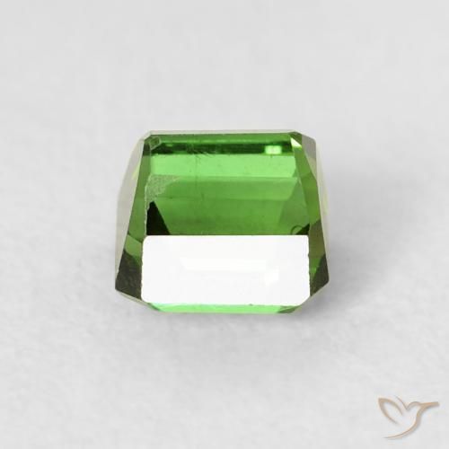 Turmalina Verde bosque natural de 0.64 ct, Corte Octágono / Esmeralda, VS