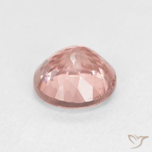 Turmalina Rosado terroso natural de 1.67 ct, Redondo, VS