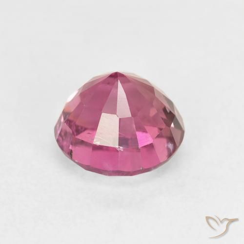 Turmalina Rosado intenso natural de 1.49 ct, Redondo, VS