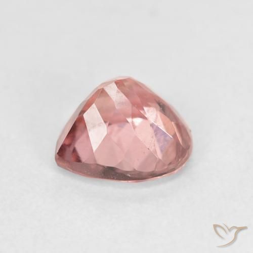 Turmalina Rosado rojizo natural de 1.28 ct, En forma de pera, VS